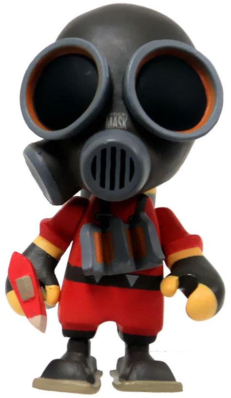 Team Fortress 2 Portable Mercs Red Pyro 3 112 Mini Figure Loose Crowded Coop - ToyWiz