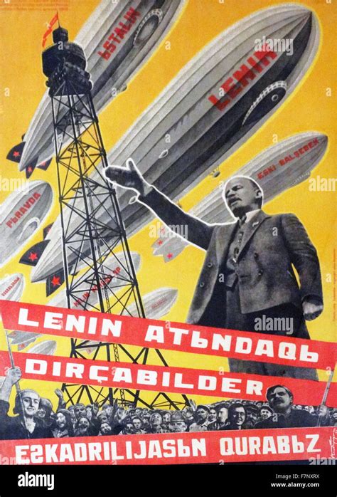 Russian, Soviet, Communist propaganda poster. We are Building a Fleet Stock Photo: 90836478 - Alamy