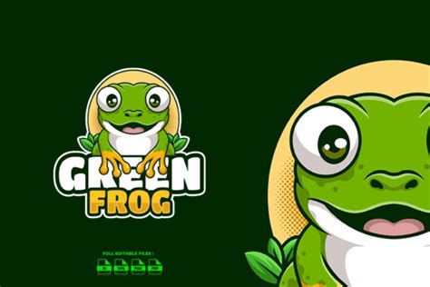 Green Frog Mascot Logo Graphic by ajiwaluyo88 · Creative Fabrica