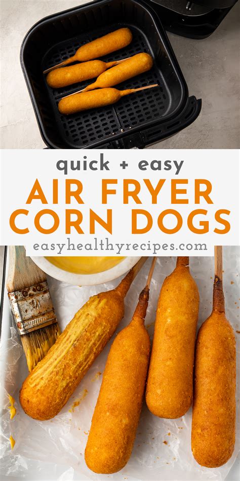 Air Fryer Corn Dogs - Easy Healthy Recipes