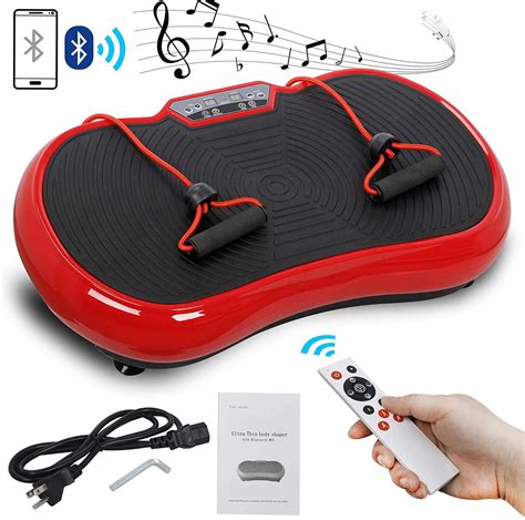 Fitness Vibration Plate Machine Vibrating Massager Whole Full Body Shaker Exercise Machine ...