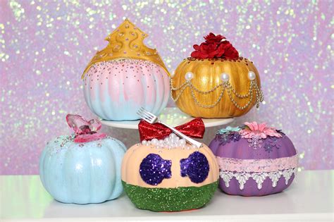 Disney Princess Pumpkins | Cheap & Easy No Carve Pumpkin Ideas