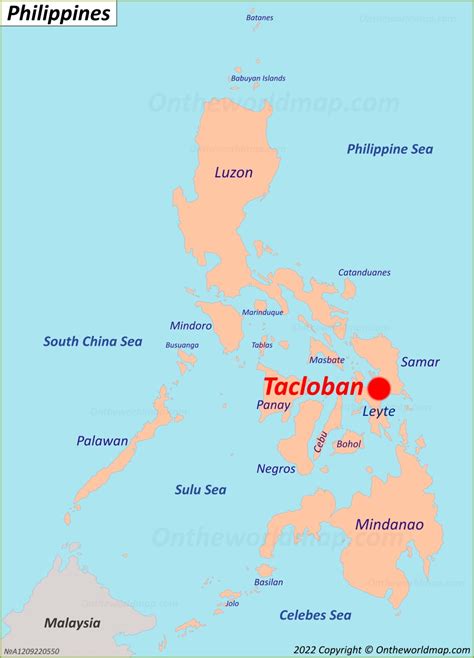 Tacloban Map | Philippines | Detailed Maps of Tacloban