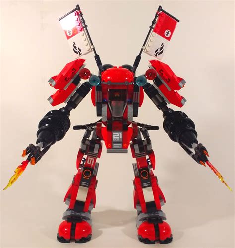 AnJ's Brick Blog: Lego Ninjago Movie Kai's Fire Mech (70615) Review