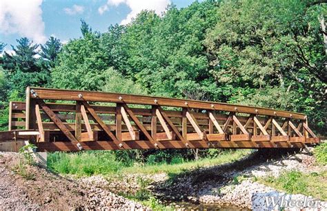 Timber Pratt Truss Recreation Bridges | Wheeler