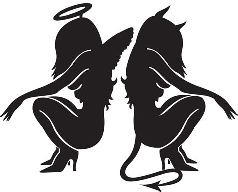 Angel Devil Symbol - ClipArt Best