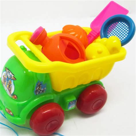 beach toys Beach Truck Toys truck 6pcs Kids Summer Car beach toys for kids toys for sand-in ...