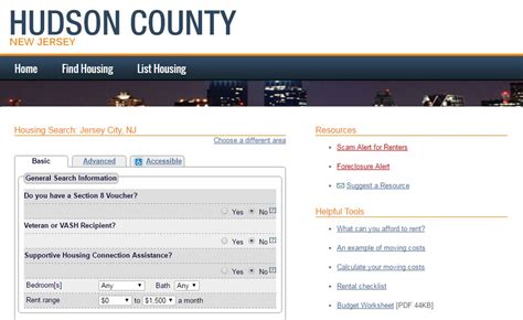 Hudson County launches online affordable housing portal - nj.com