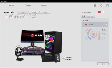 Mystic Light RGB Gaming PC - Recommended RGB PC Parts & Peripherals | MSI