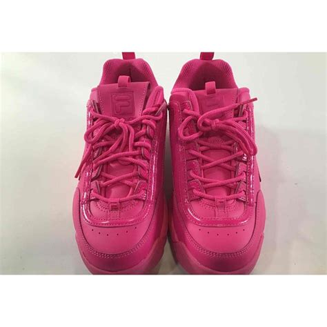 Fila Women's Pink Trainers | Depop