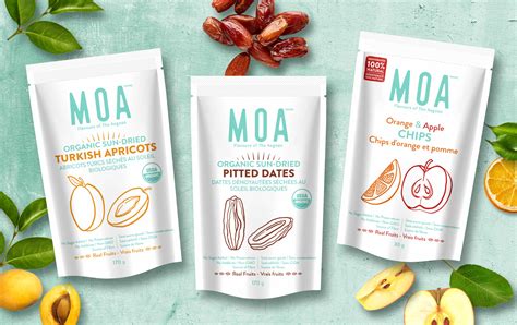 MOA Dried Fruit Packaging Design - World Brand Design Society