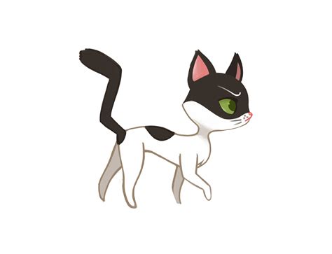 Cat-walking-animation by BlackRozePetal on DeviantArt