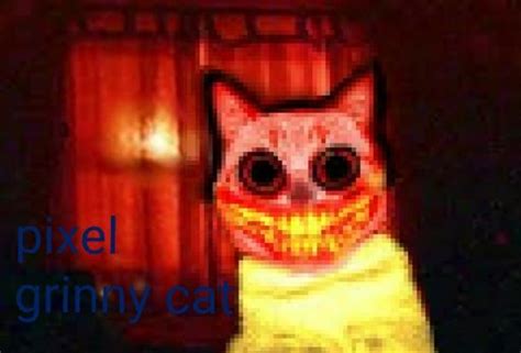 Pixel smile cat | MrCreepyPasta Amino