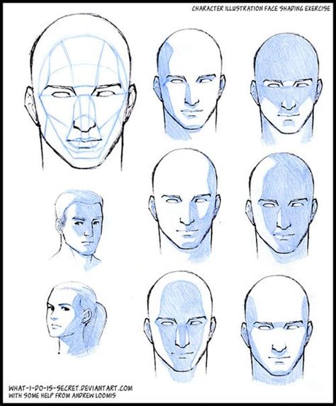 How to shade a face, drawing shadows on face, drawing shading on faces, drawing lesson Drawing ...