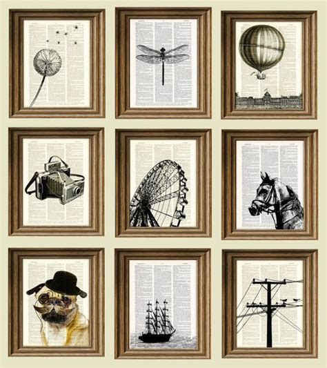 22 Creative Ideas For Making Something New From Old Books | Book page art, Cheap wall art, Book ...