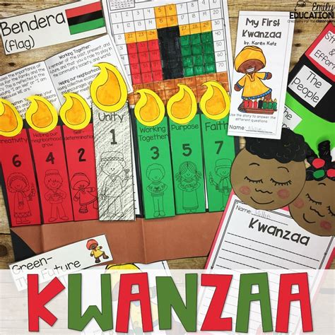 Kwanzaa Activities Print and Digital | Google and Seesaw - Emily Education