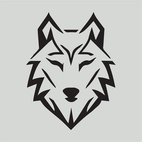 Clean modern wolf logo. Simple minimal animal vector icon. 14487914 Vector Art at Vecteezy