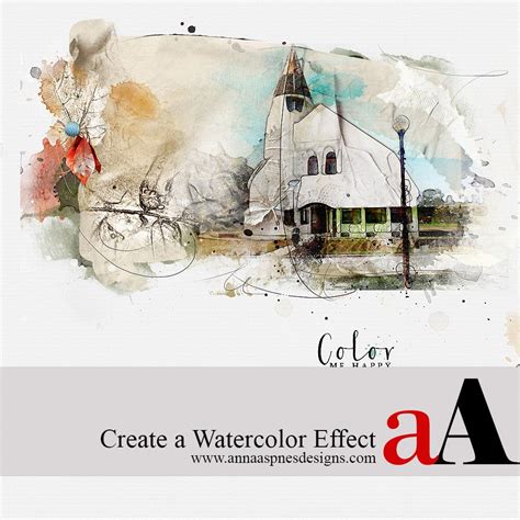 Tutorial | Create a Watercolor Effect - Anna Aspnes Designs