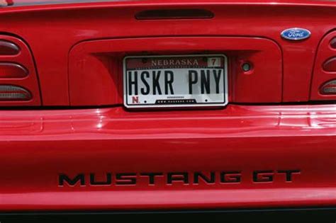 Husker fan photos of Nebraska license plates -- HuskerMax™