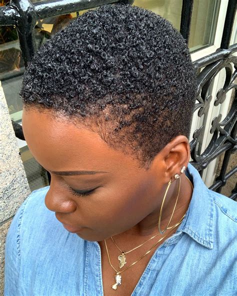 15 Tapered Cut Hairstyles For 4C Natural Hair - The Glamorous Gleam % | Tapered natural hair ...