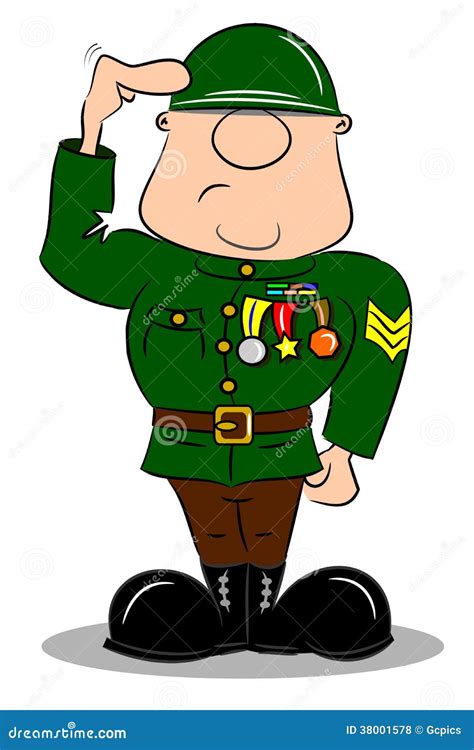 Cartoon Soldier With A Mini Gun Royalty-Free Stock Photography | CartoonDealer.com #22616729