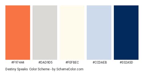 Destiny Speaks Color Scheme » Blue » SchemeColor.com