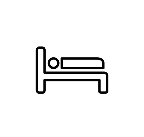 Bed icon vector logo design template 8547664 Vector Art at Vecteezy