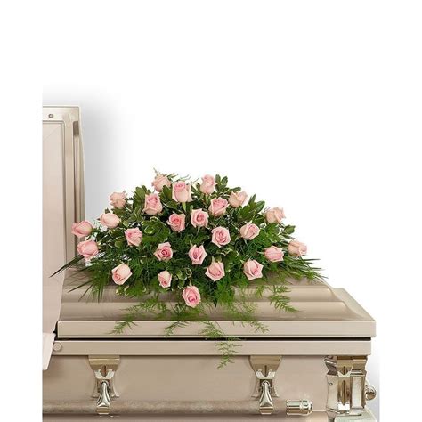 Pink Tranquility Casket Spray Wellsville Florist - Tamis Floral Expressions | Local Flower ...