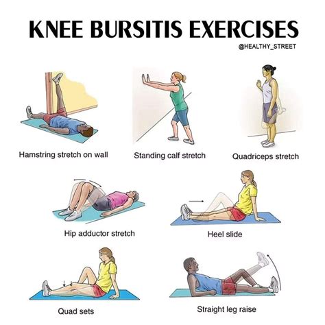 Healthy Street - 🔈 KNEE BURSITIS EXERCISES You can...