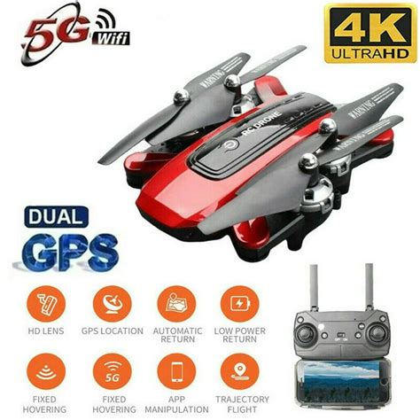 Foldable GPS Drones with 4K Camera for Adults, 5G FPV Transmission RC ...