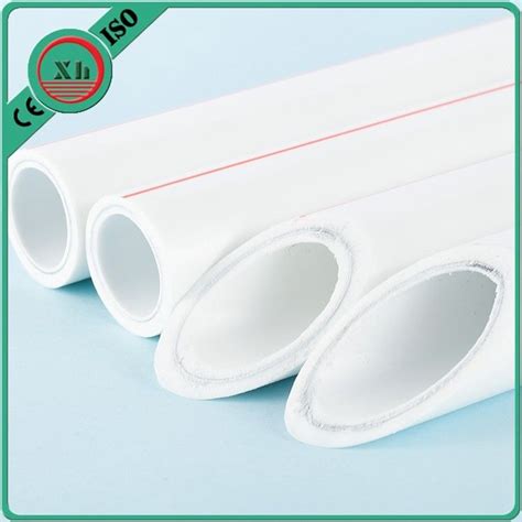 White Plastic PPR Pipe Polypropylene Plumbing Pipe For High Temperature Water Supply