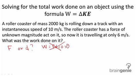 Work Physics Formula Explained