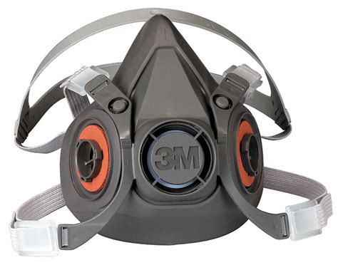 3M Half Mask Respirator, 6000 Series, L, Cartridges Included No - 6AP71|6300 - Grainger