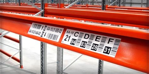 Warehouse Pallet Rack Location Labels - ASG Services