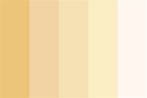 mono pale yellow Color Palette