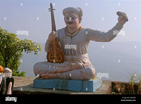 Idol of Saint Tukaram great poet of Marathi in temple at Pune, Maharashtra, India Stock Photo ...