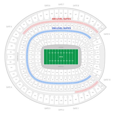 Denver Broncos Stadium Interactive Seating Chart | Review Home Decor