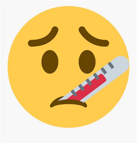 Sick Emoji - Illness Emoji , Free Transparent Clipart - ClipartKey