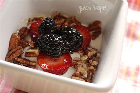 Greek Yogurt with Berries, Nuts and Honey - Skinnytaste