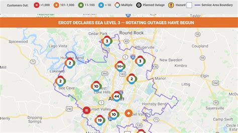 Austin Texas Power Outage Map - Get Latest Map Update