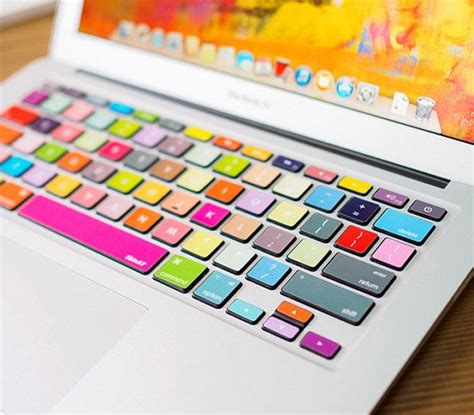 Retro Keyboard Stickers MacBook Air Skin MacBook Keyboard Decal MacBook Pro 15 Kits Skin Touch ...