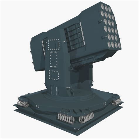 3d model missile launcher