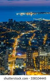 Melbourne City Aerial View Vertical Skyline Stock Photo (Edit Now) 338104445