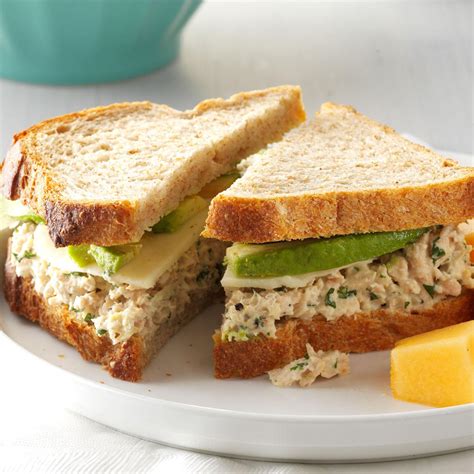 Cilantro-Avocado Tuna Salad Sandwiches Recipe: How to Make It | Taste of Home