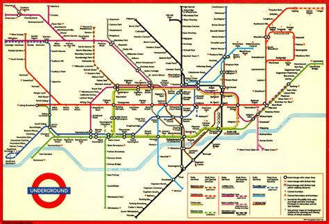 Large Print Tube Map Pleasing London Underground Printable With And throughout Printable London ...