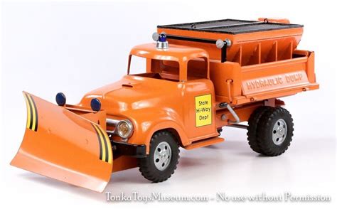 Custom 1957 Tonka State Highway Truck w/snow plow & Spreader Box | Tonka truck, Tonka toys, Toy ...