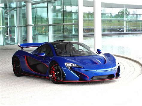 Glossy blue McLaren P1 unveiled by McLaren Special Operations