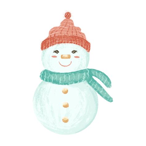 Snowman Winter Cartoon Style, Snowman, Winter, Cartoon PNG Transparent Clipart Image and PSD ...