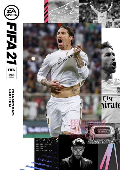 I made some alternative covers of the Fifa21 Champions Edition with CR7, Messi, Ramos and ...