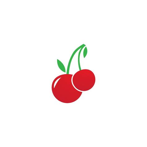 Cherry logo vector 14639263 Vector Art at Vecteezy